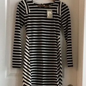 Luca Couture bodycon striped dress size M